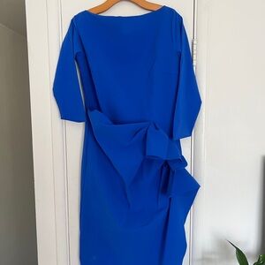 Elegant Blue Women's Dress